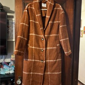 Old Navy Checkered Teddy Jacket